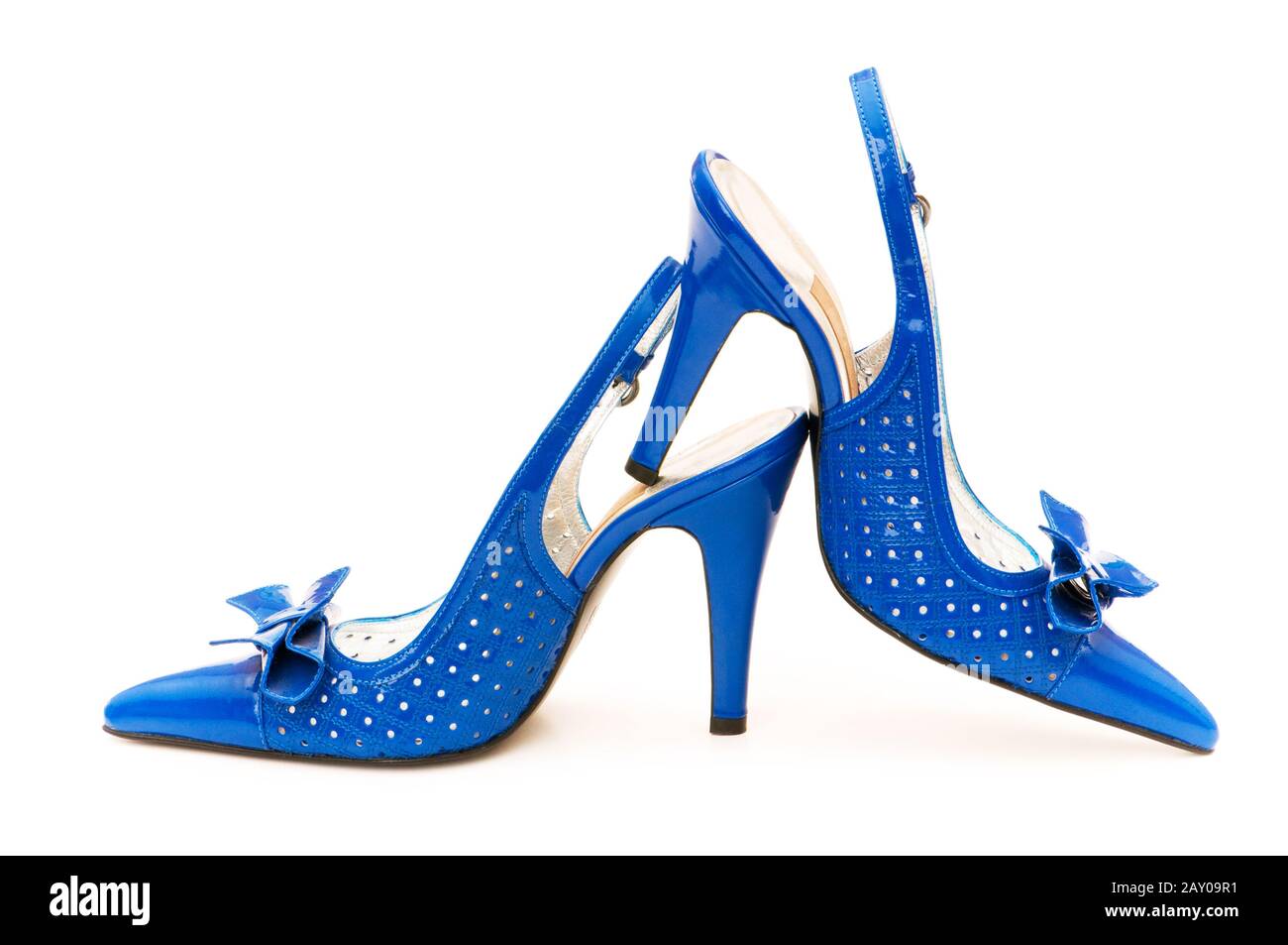 Woman shoes isolated on the white background Stock Photo - Alamy