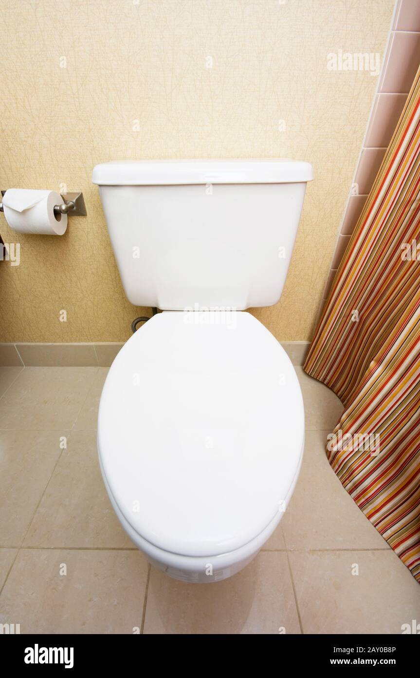 Toilet in the bathroom Stock Photo - Alamy