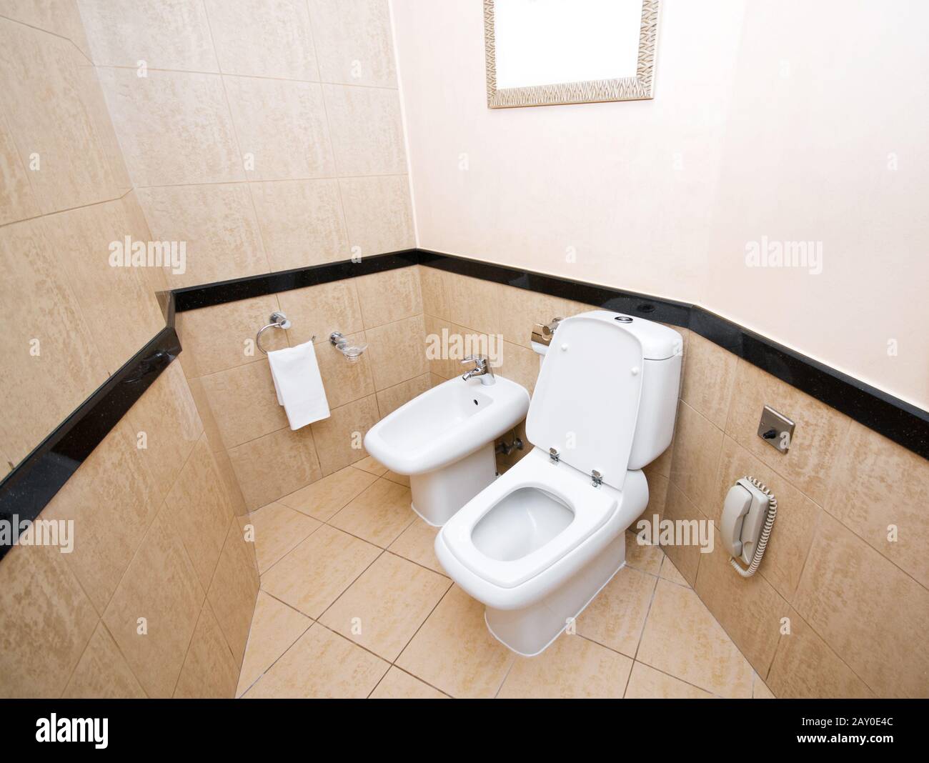 toilet-in-the-bathroom-stock-photo-alamy