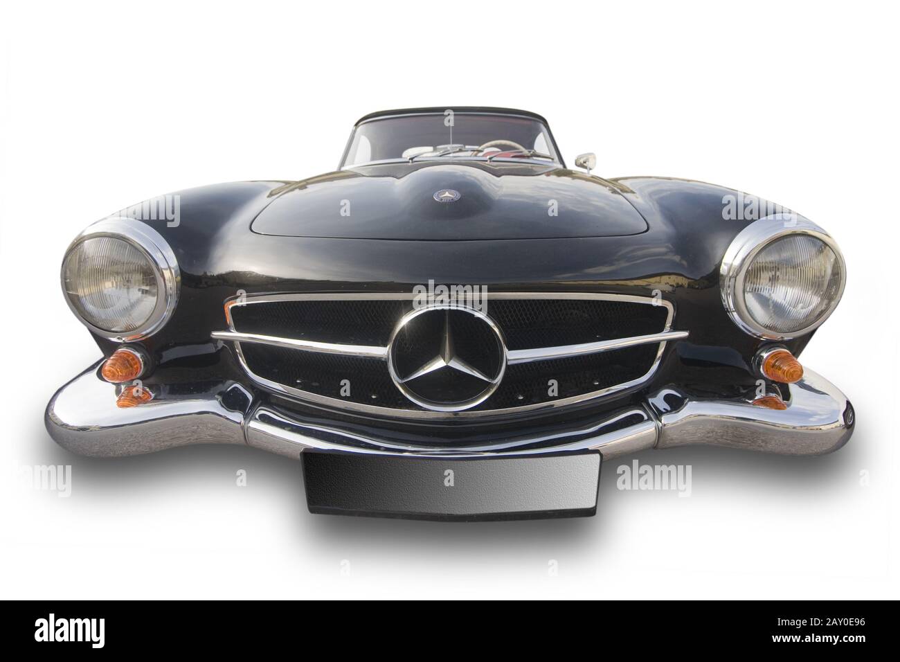 Oldtimer, Mercedes 190 SL - Oldtimer, Mercedes 190 SL Stock Photo