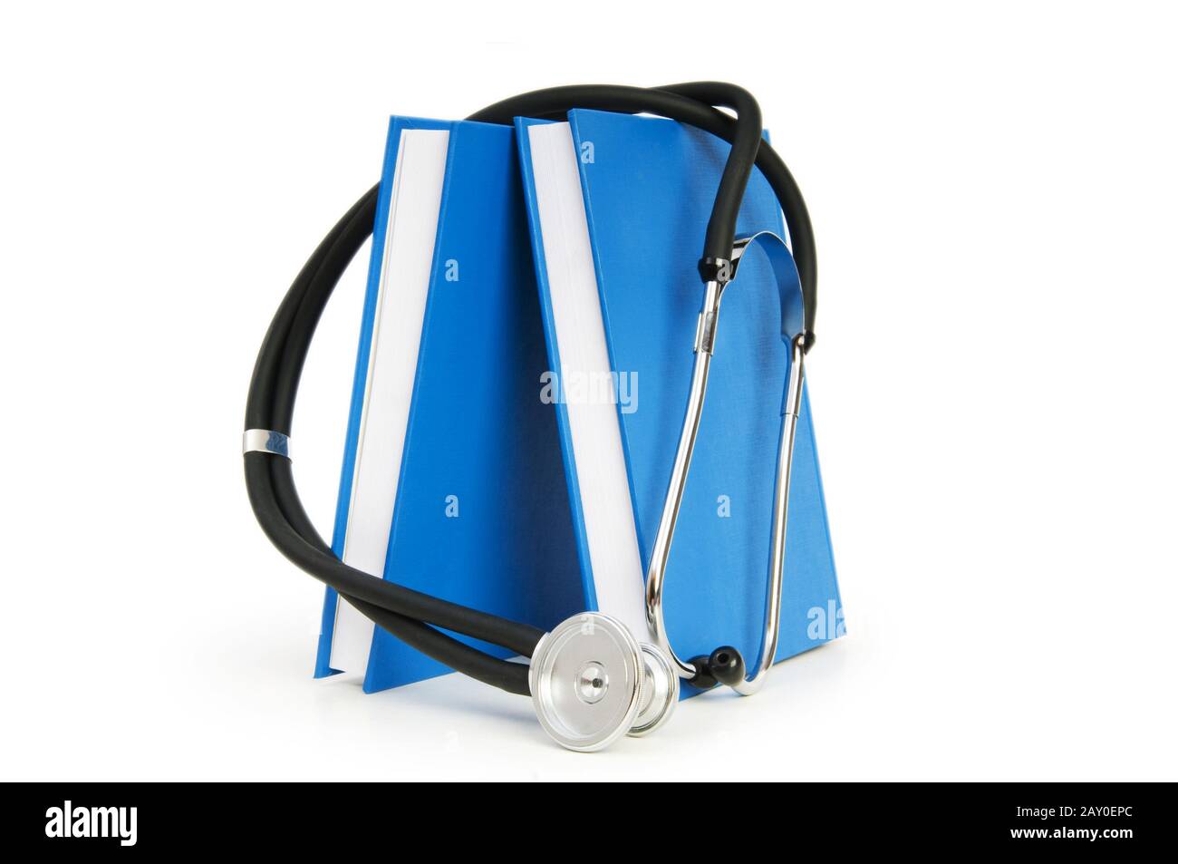 Concept of medical education with book and stethoscope Stock Photo - Alamy