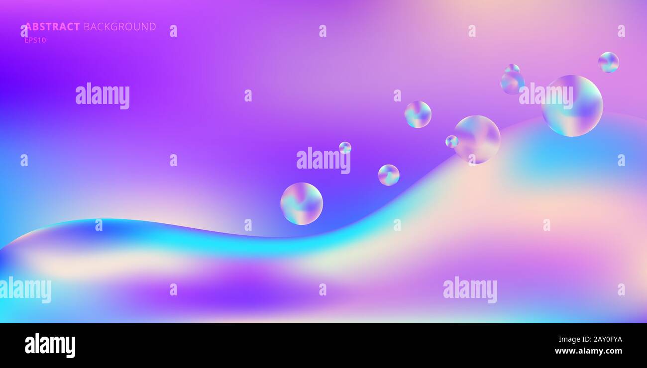 Abstract background trendy fluid gradient shape vibrant color with ...