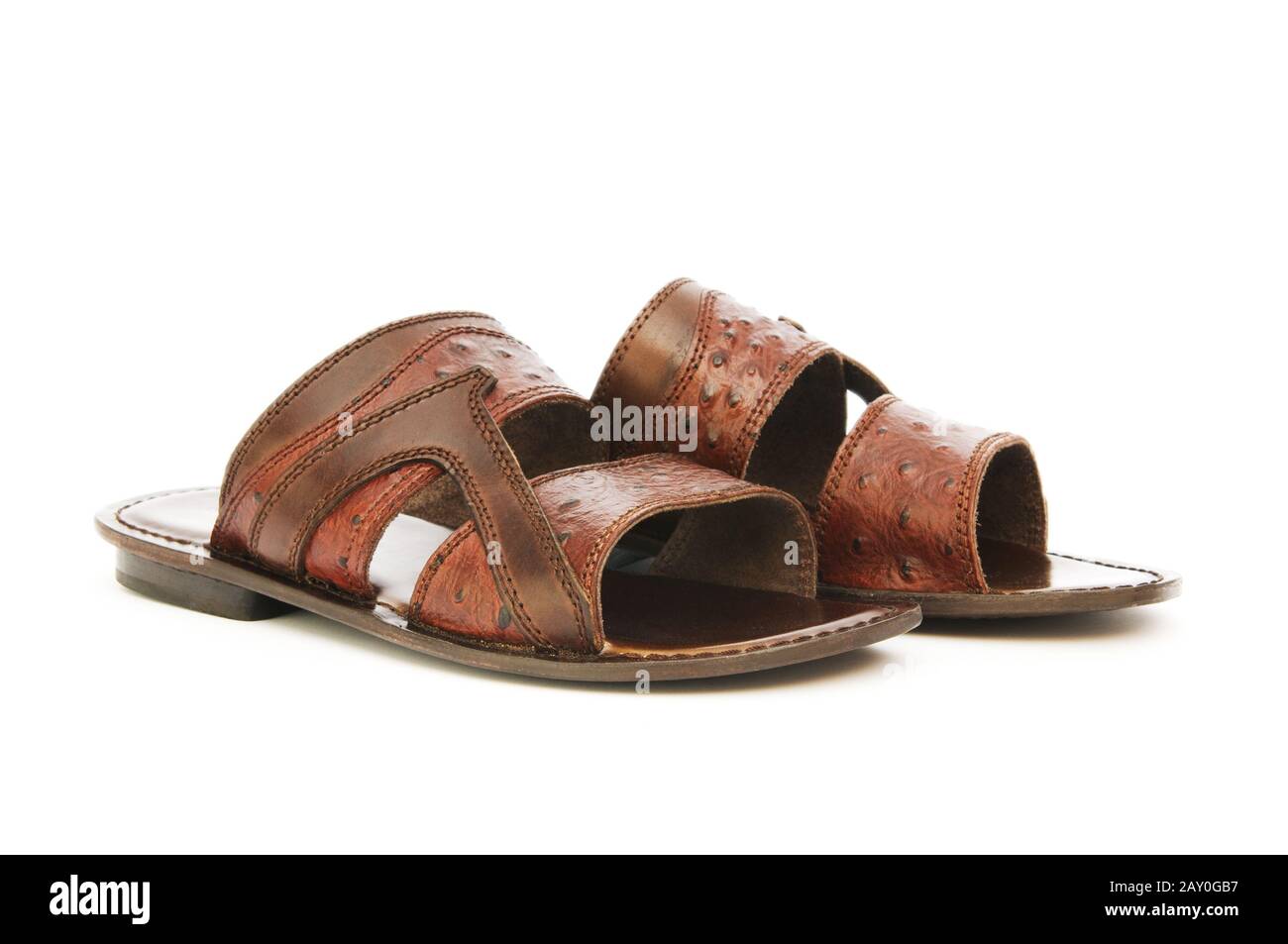 Summer shoes isolated on the white background Stock Photo - Alamy