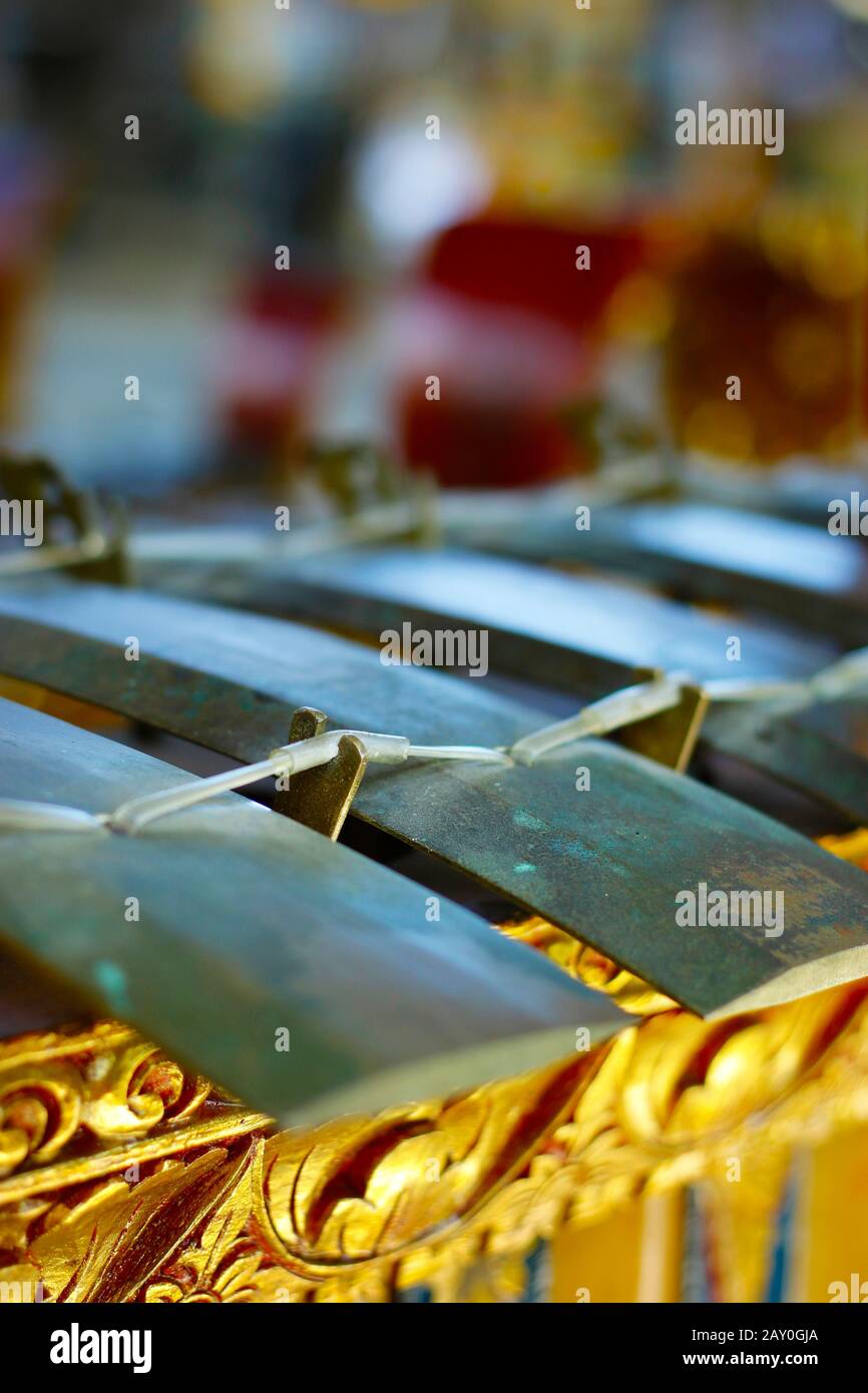 Indonesia Bali Gamelan Traditional Indonesian High Resolution Stock