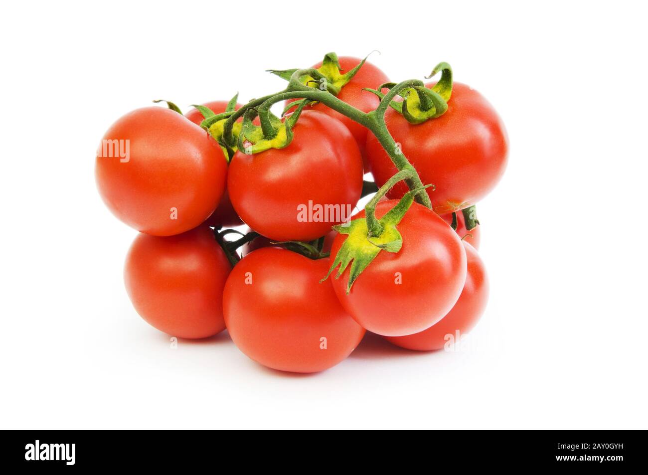 Red tomatoes isolated on the white background Stock Photo - Alamy