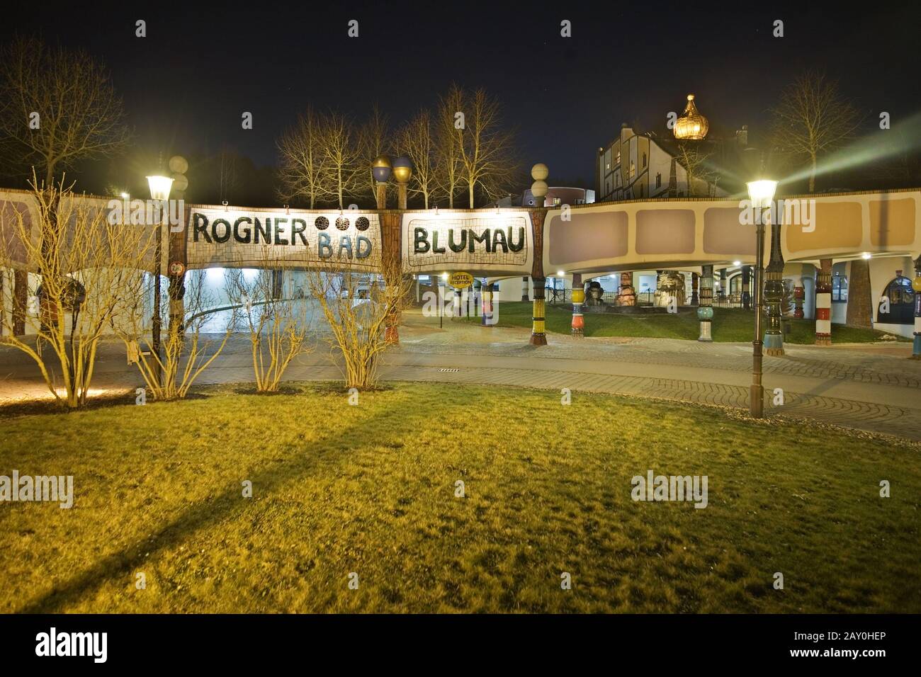 Rogner Bad Blumau, Burgenland, Austria - Rogner Bad Blumau, Burgenland, Austria Stock Photo
