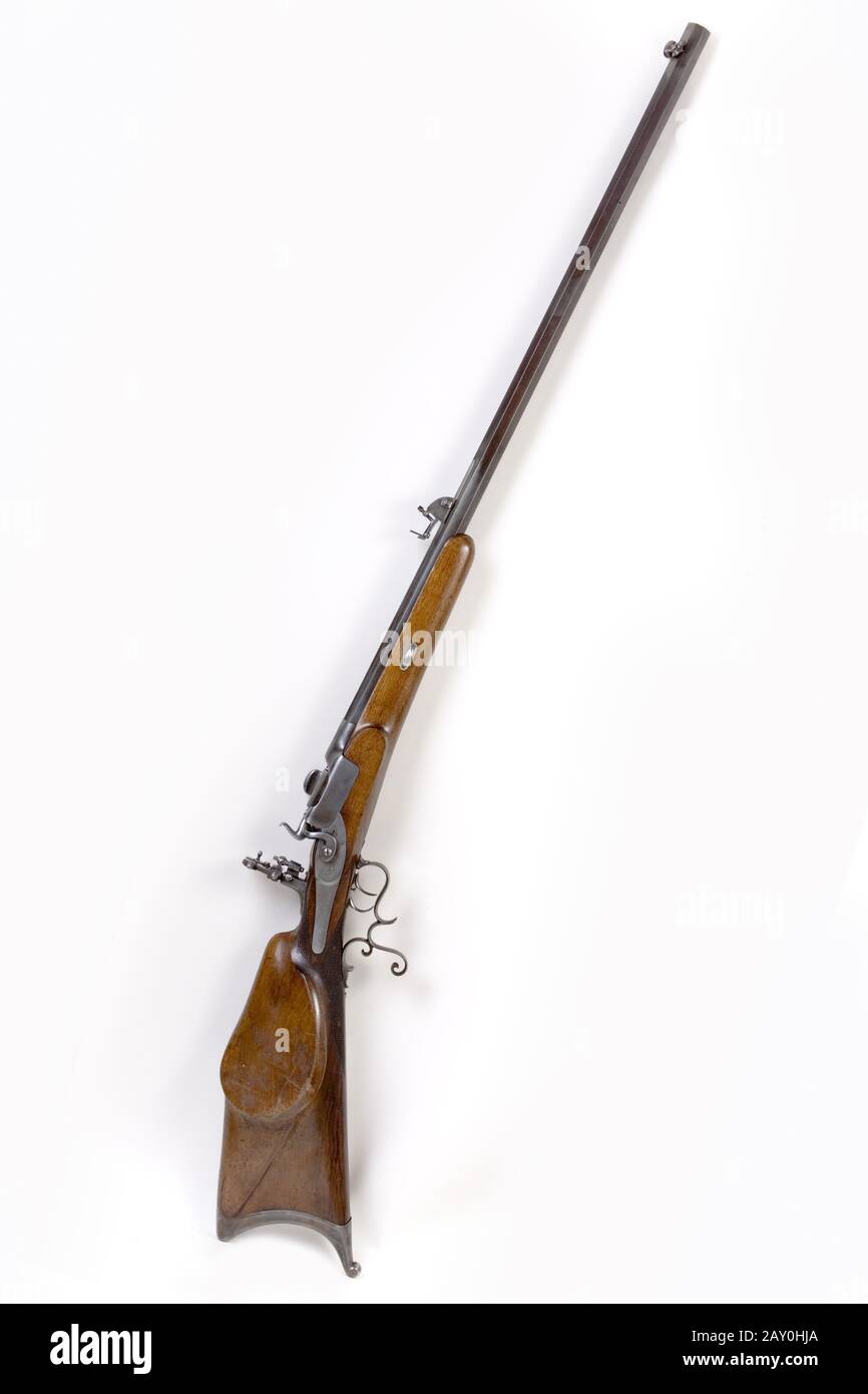 Werndl target support rifle 1867 - Werndl gun 1867 Stock Photo