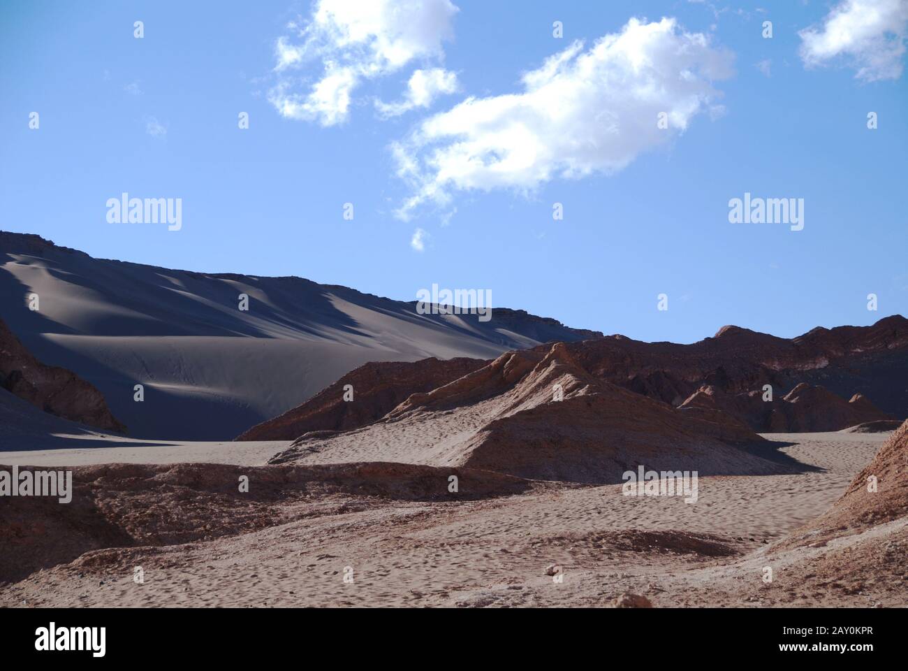 Atacama Desert landscape near Arica, Chile Stock Photo