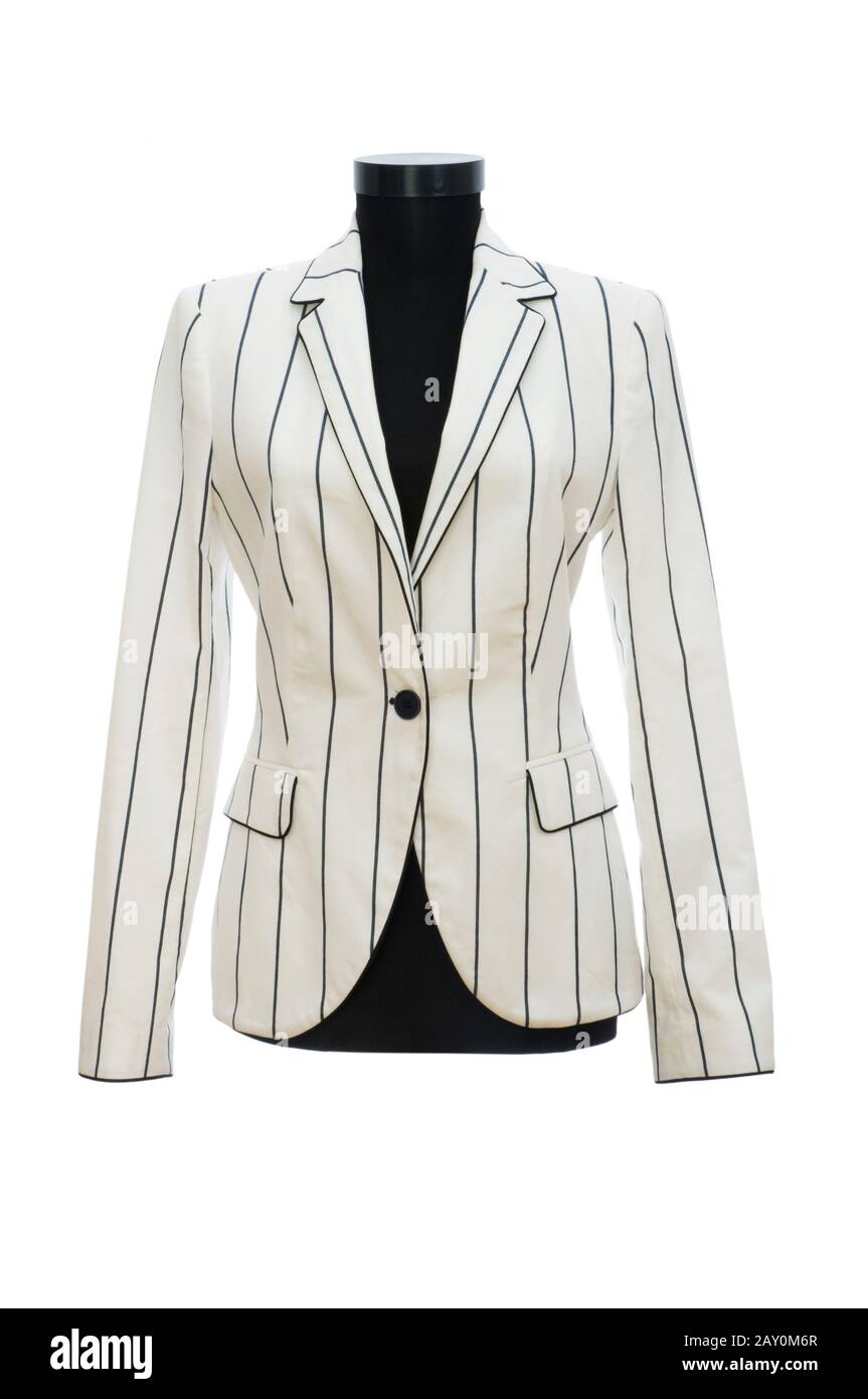 Stylish jacket isolated on the white background Stock Photo - Alamy