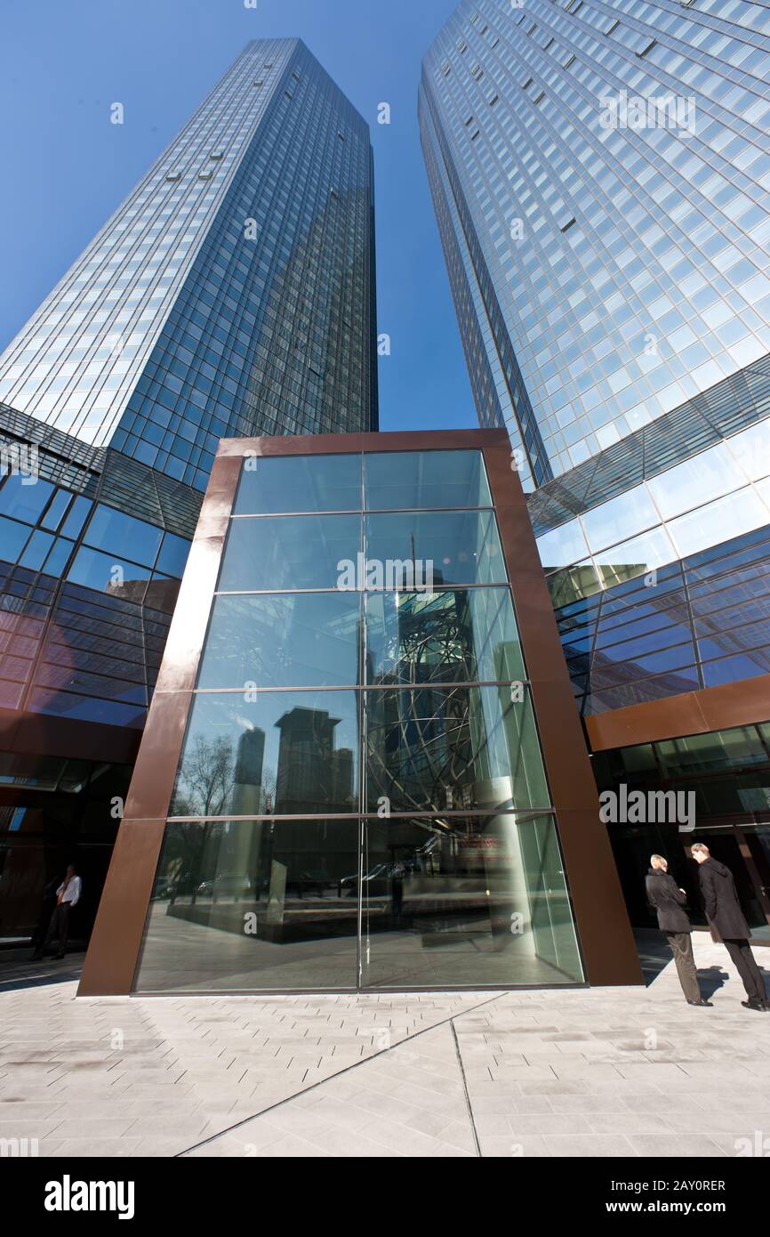 The new Deutsche Bank headquarters Stock Photo Alamy