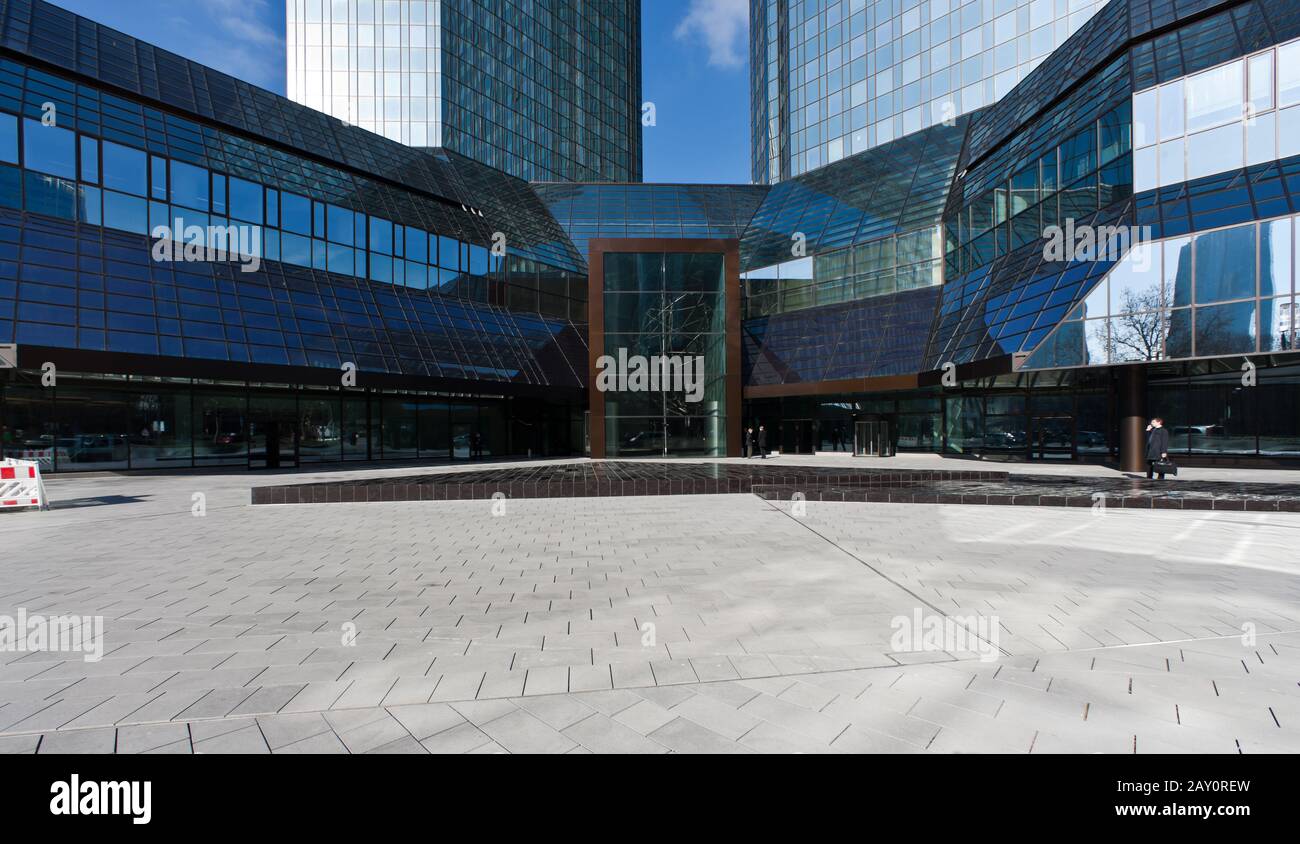 The new Deutsche Bank headquarters Stock Photo Alamy
