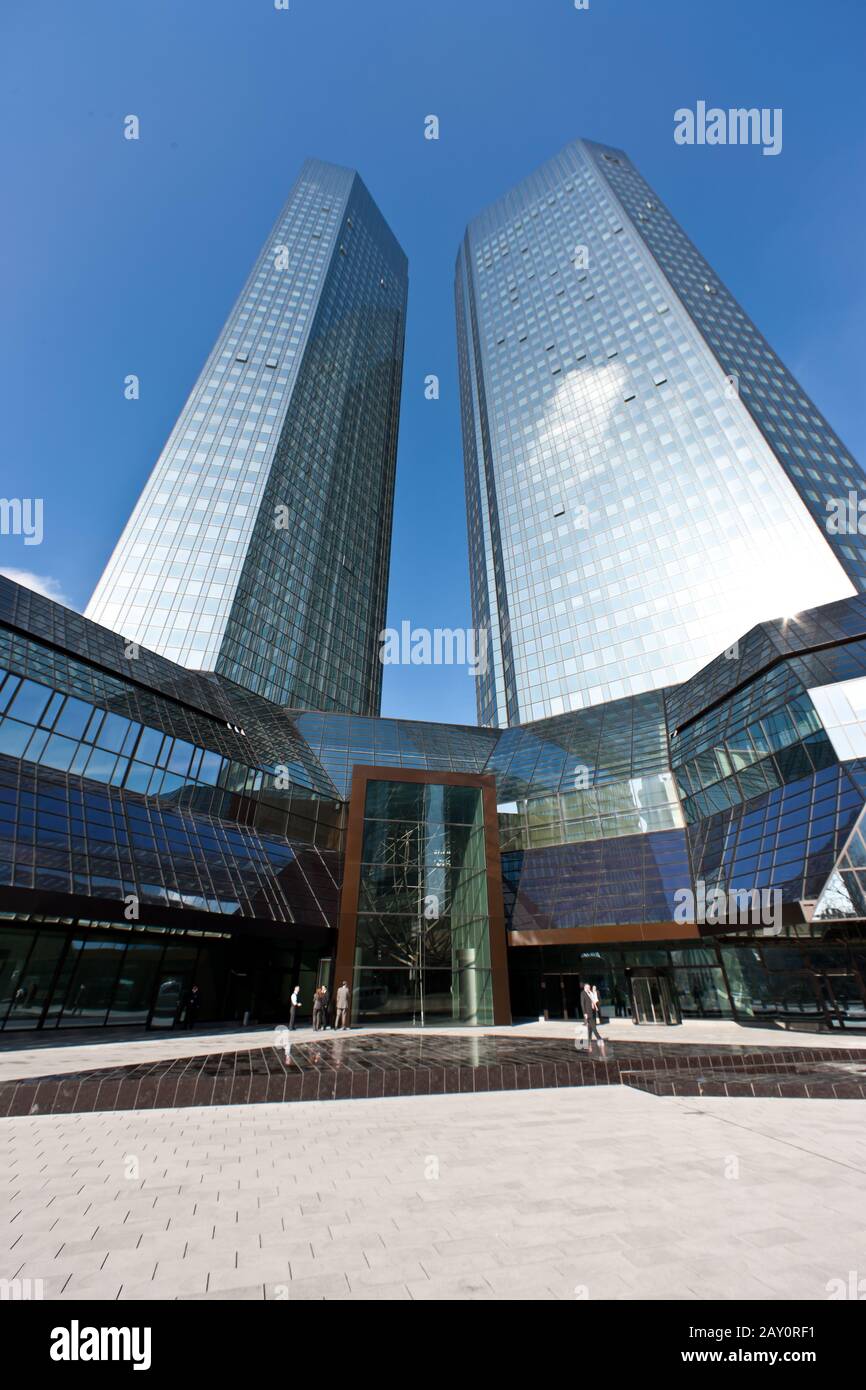 The new Deutsche Bank headquarters Stock Photo Alamy
