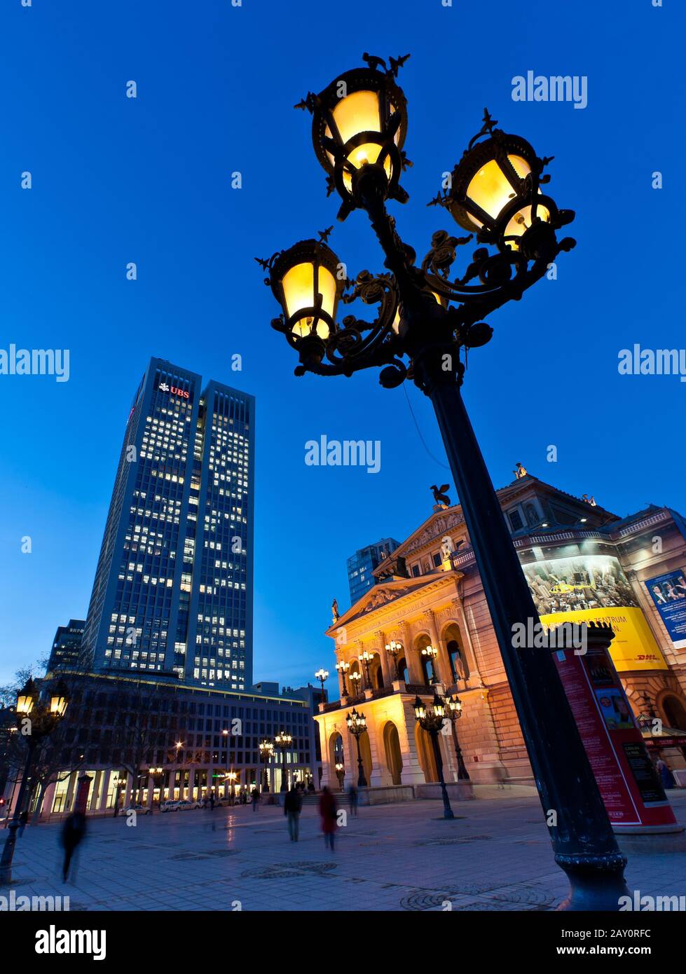 View of the Alte Oper Frankfurt Stock Photo