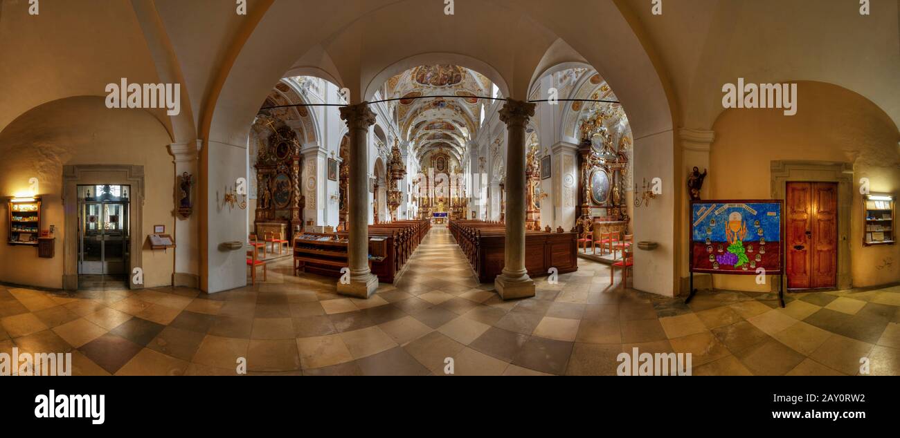 Pilgrimage Church in Frauenkirchen in Burgenland, Austria, Europe Stock Photo