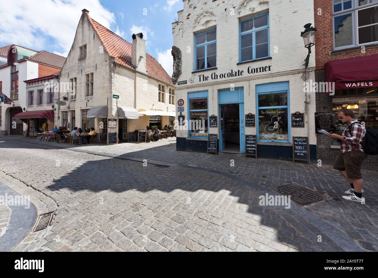 Old Town of Bruges Stock Photo