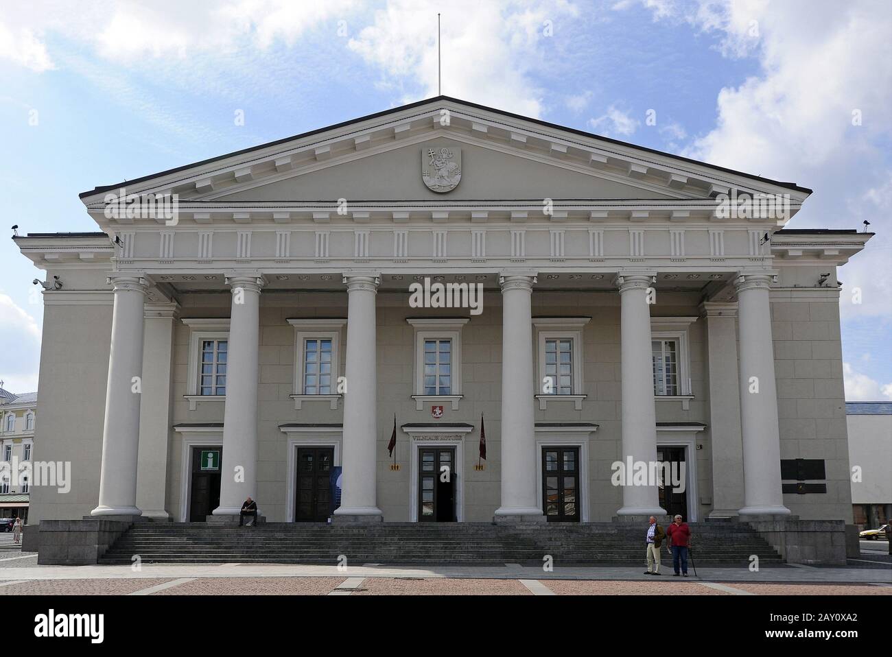 City Hall of Vilnius, Lithuania Stock Photo