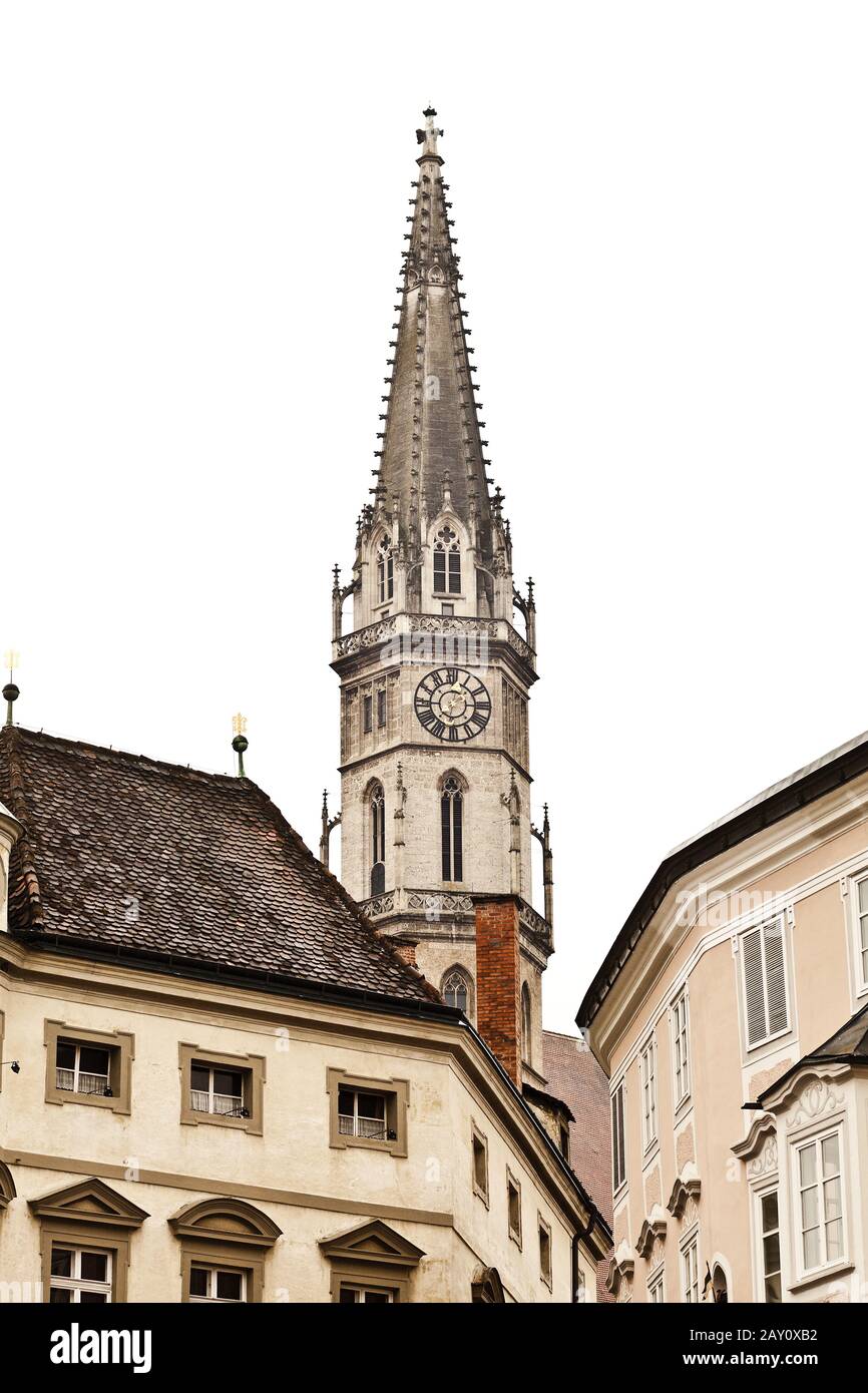 Steyr parish church, Mostviertel, Upper Austria, Austria, Europe Stock Photo