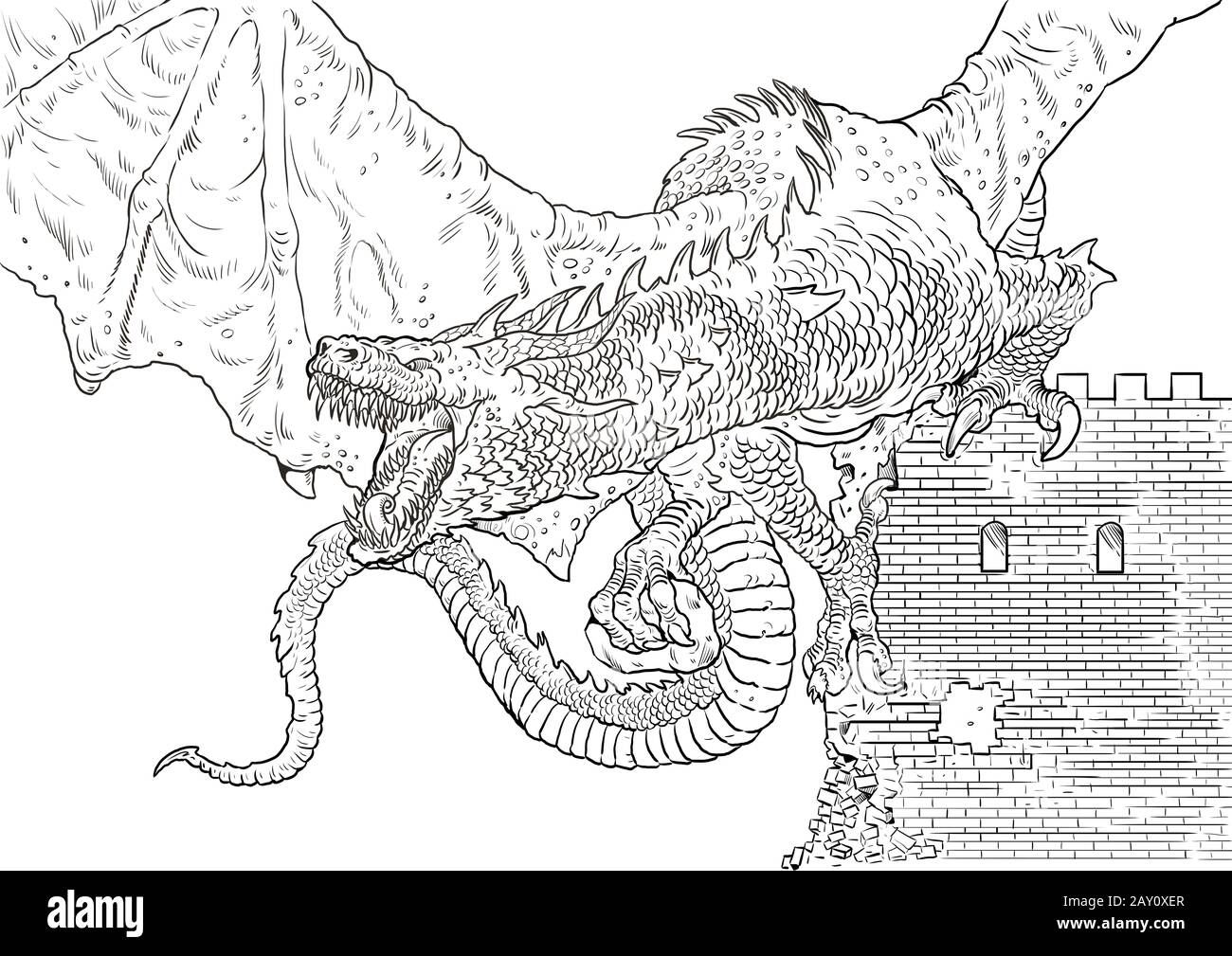 Featured image of post Dragon Outline Drawing So the drawing of a dragon is almost complete and we just have to draw some shadows