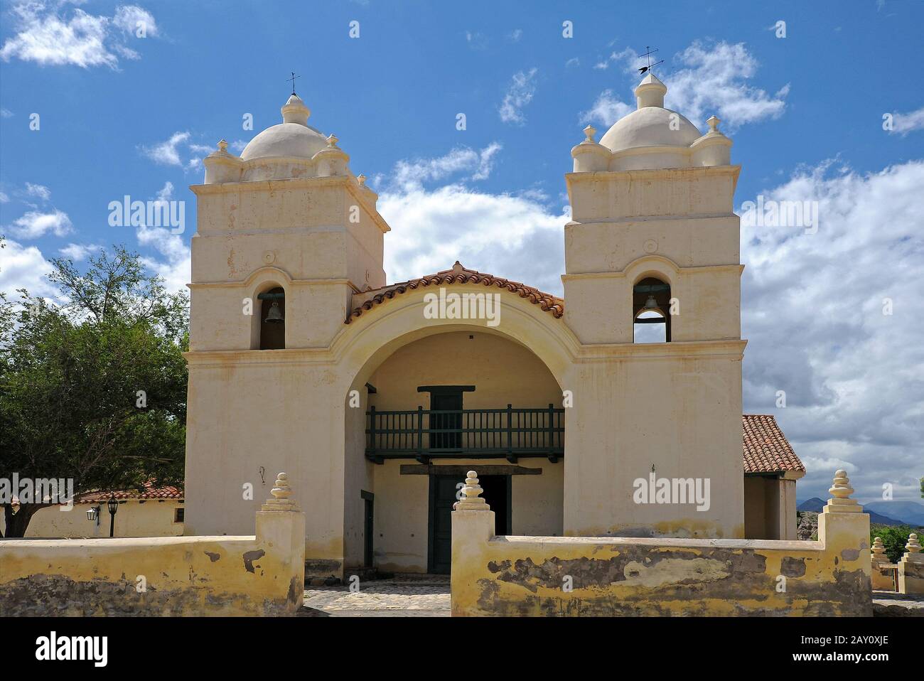 Colonial Church, Molinos, Argentina Stock Photo