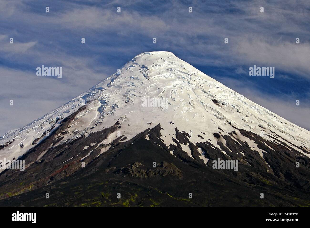 Vulkan Osorno, Chile Stock Photo