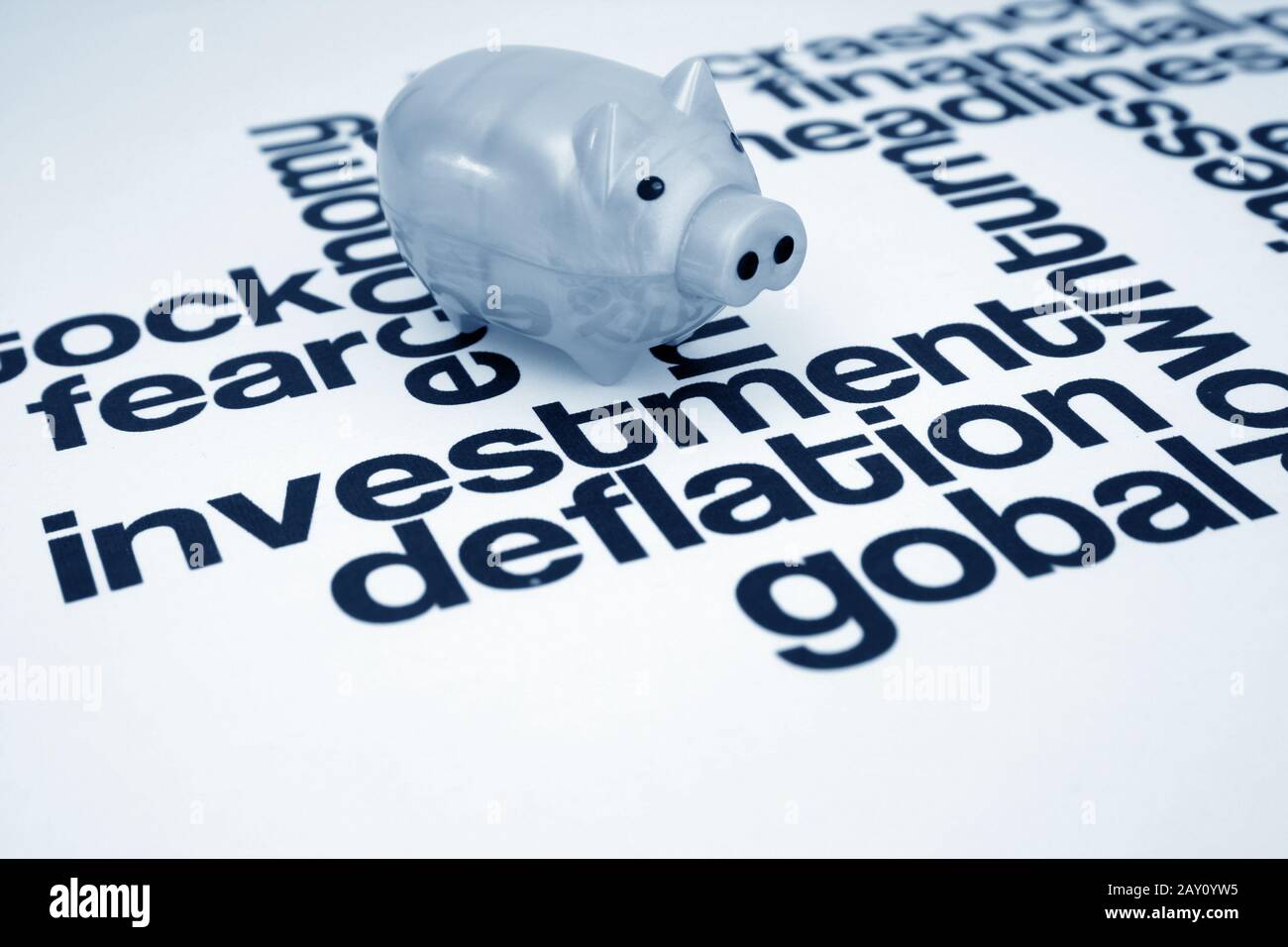 Investment and deflation Stock Photo Alamy