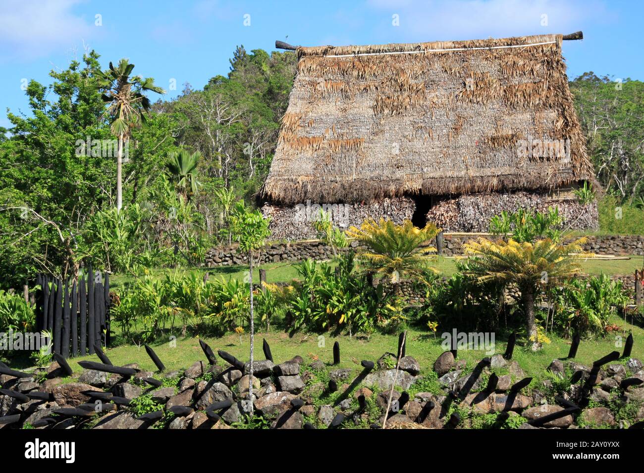 Fiji house traditional hi-res stock photography and images - Alamy
