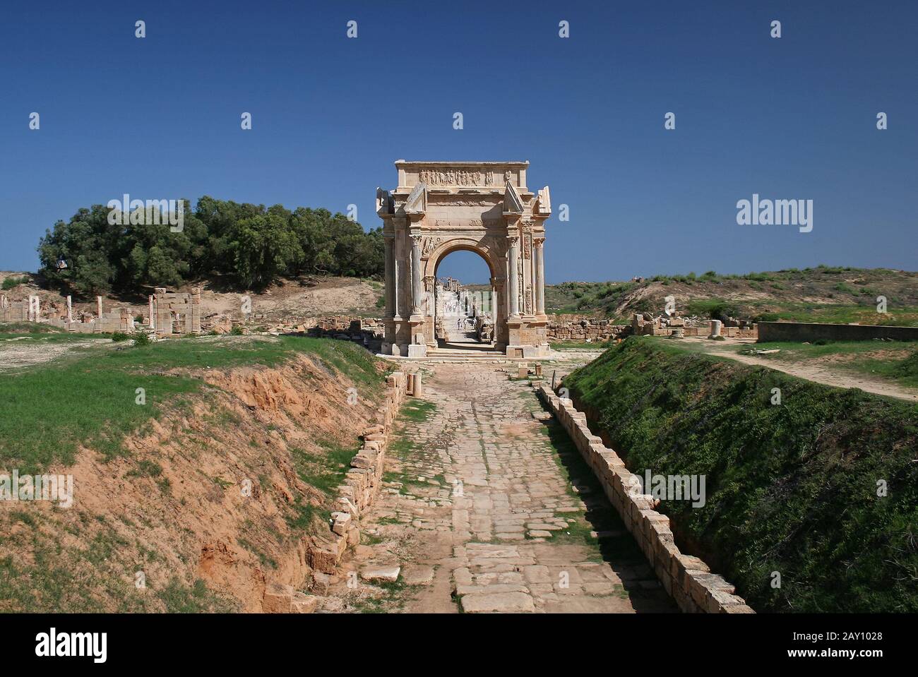 Leptis Magna, Libya Stock Photo