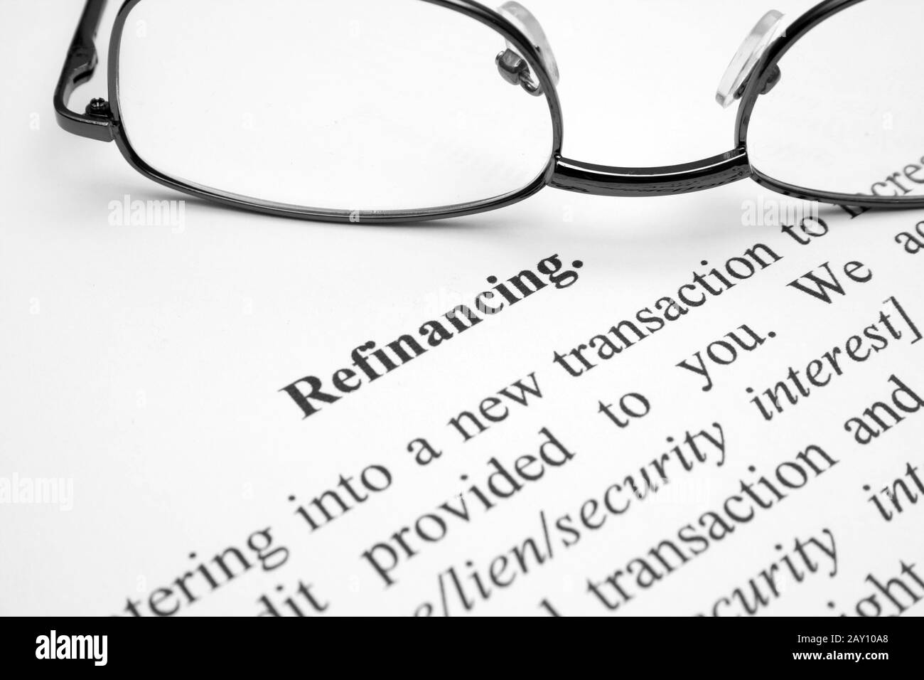 Refinancing Stock Photo