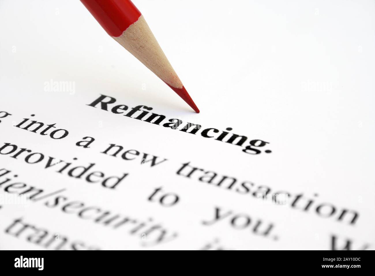 Refinancing Stock Photo