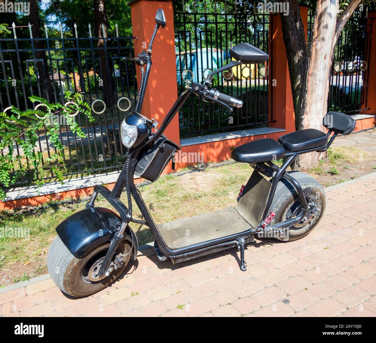 Small Electric Scooter High Resolution Stock Photography and Images - Alamy
