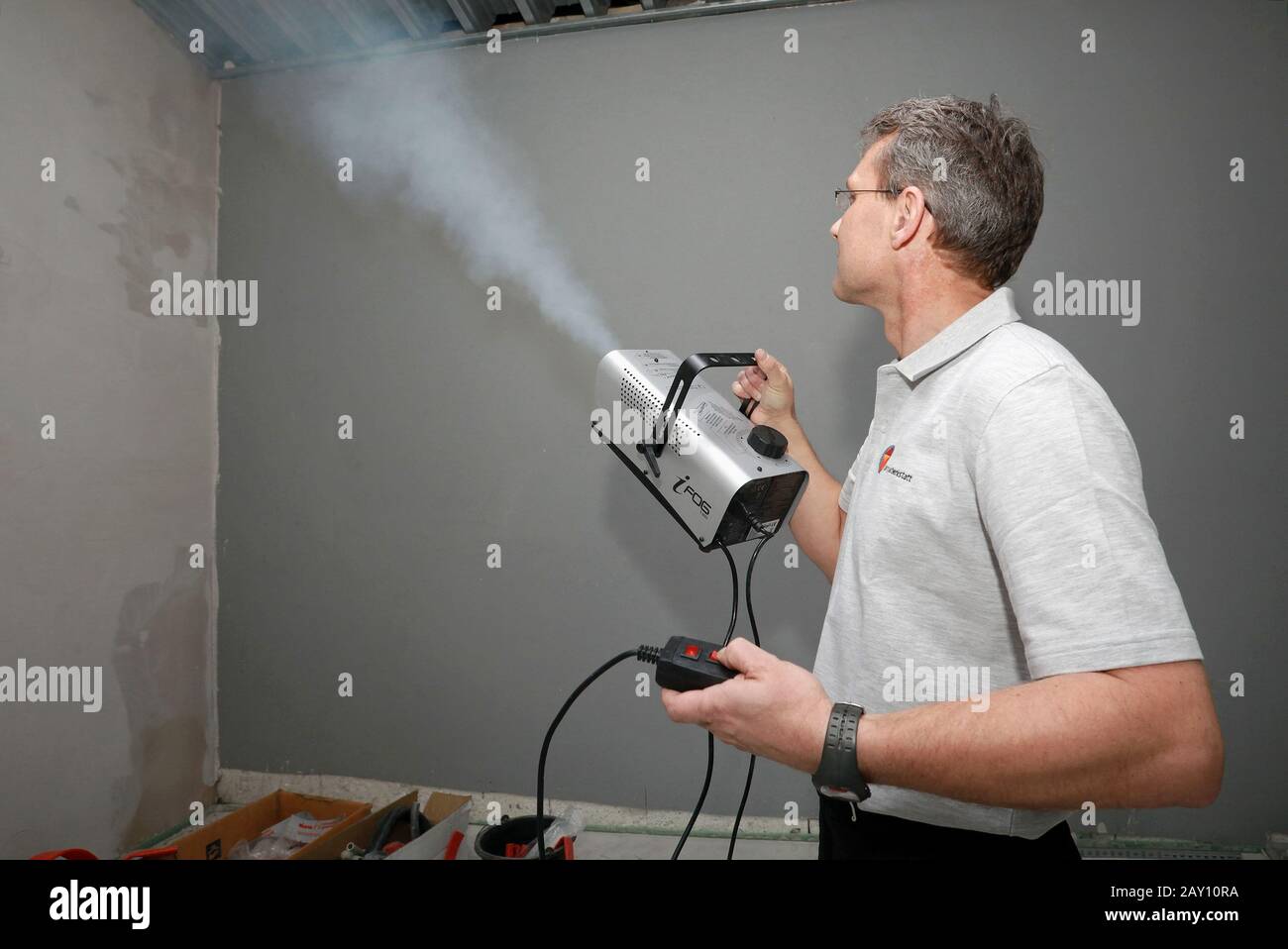 Fog machine Stock Photo Alamy