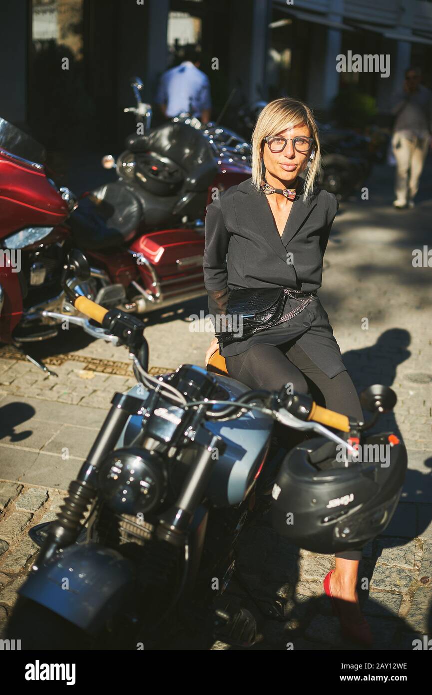 Tbilisi Georgia September 29 2019 The Distinguished Gentleman S Ride Unites Classic And Vintage Style Motorcycle Riders To Raise Funds And Awaren Stock Photo Alamy
