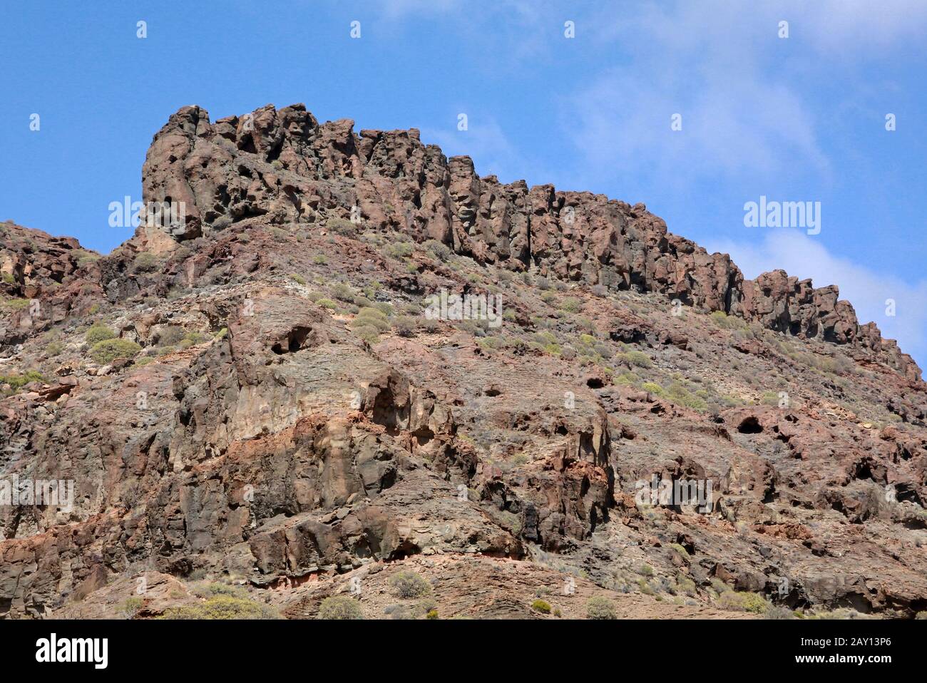 Gran Canaria, landscape near Puerto de Mogan Stock Photo