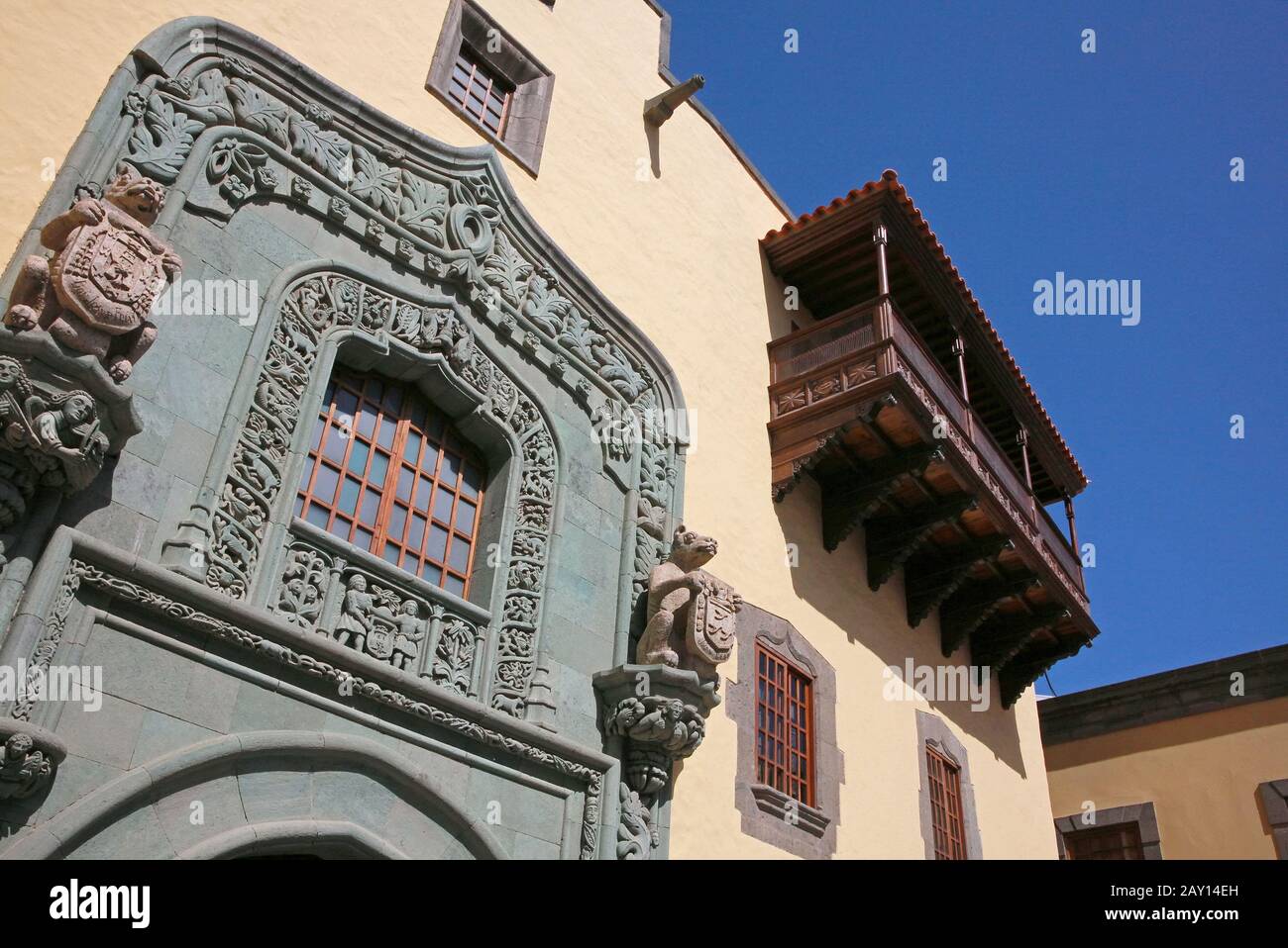Columbus Haus, Las Palmas, Gran Canaria Stock Photo
