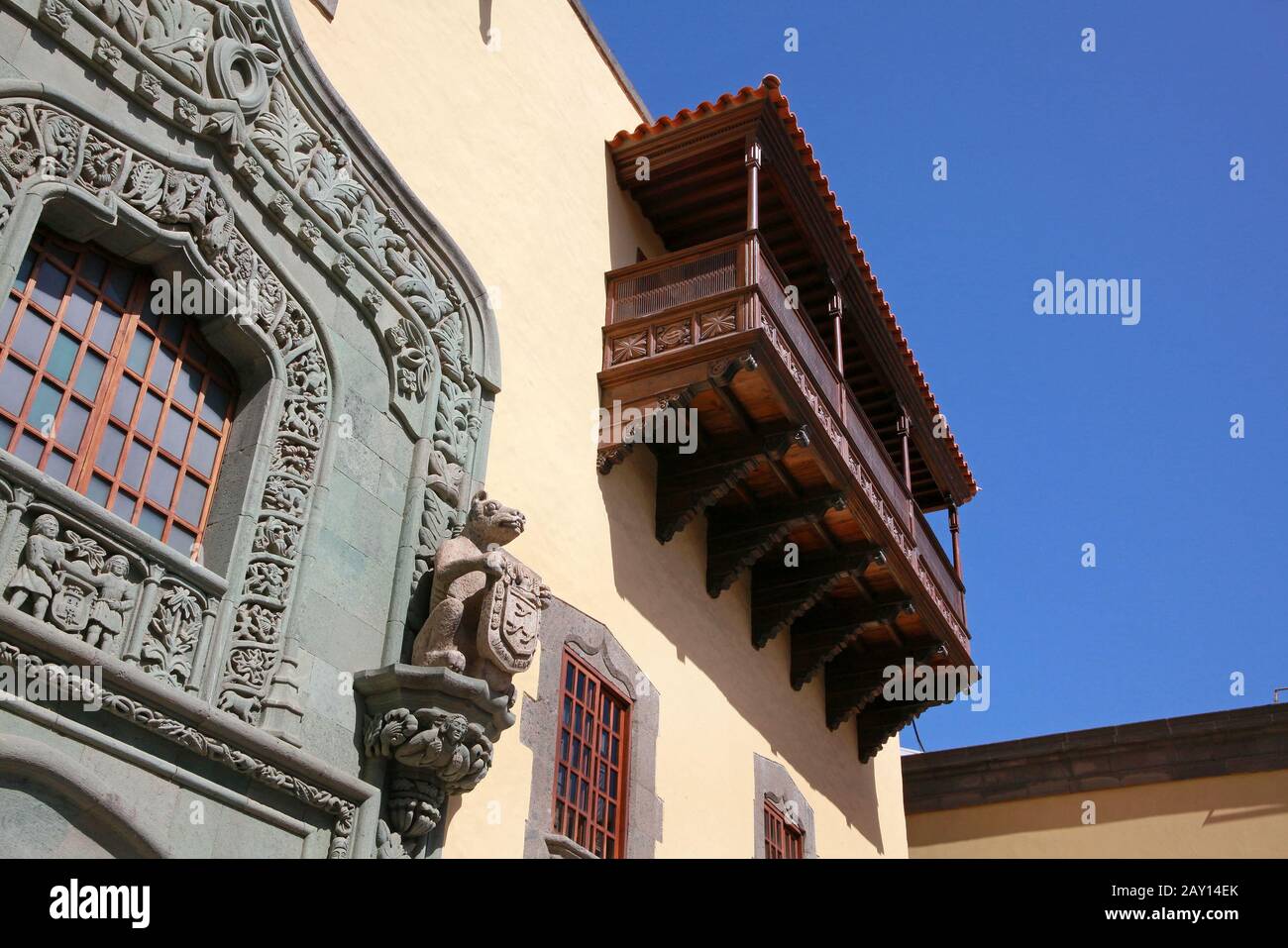 Columbus Haus, Las Palmas, Gran Canaria Stock Photo