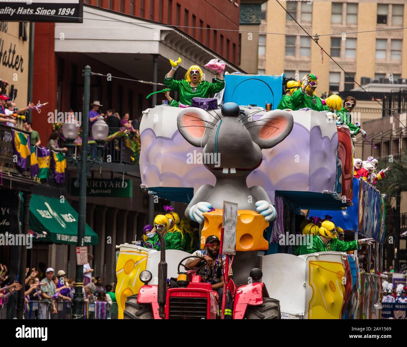 iris float mardi gras