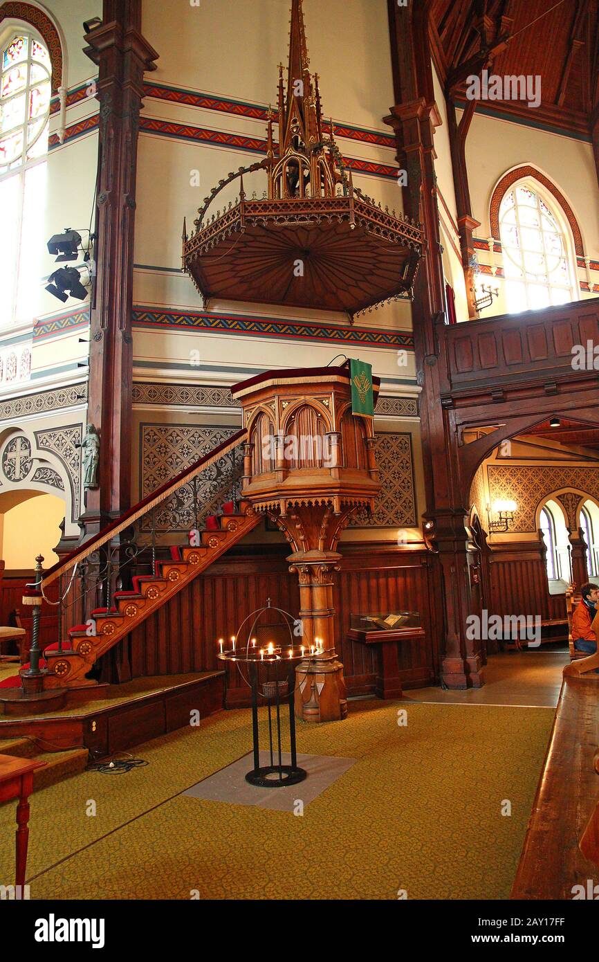 Bergen / Norway - 26 Jun 2012: St John's Church, Bergen, Norway Stock Photo