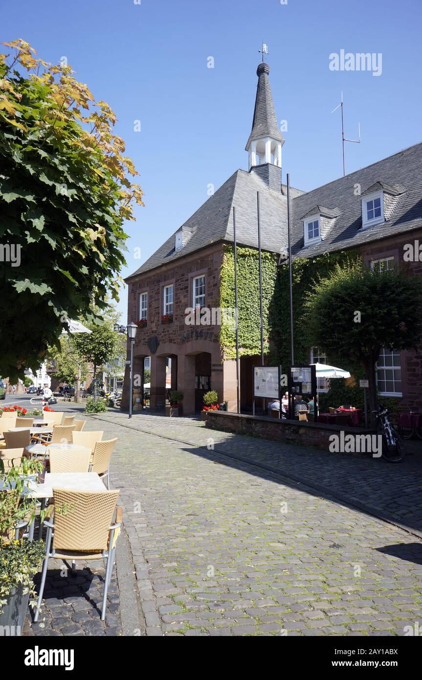 Town hall in the historic old town Stock Photo - Alamy