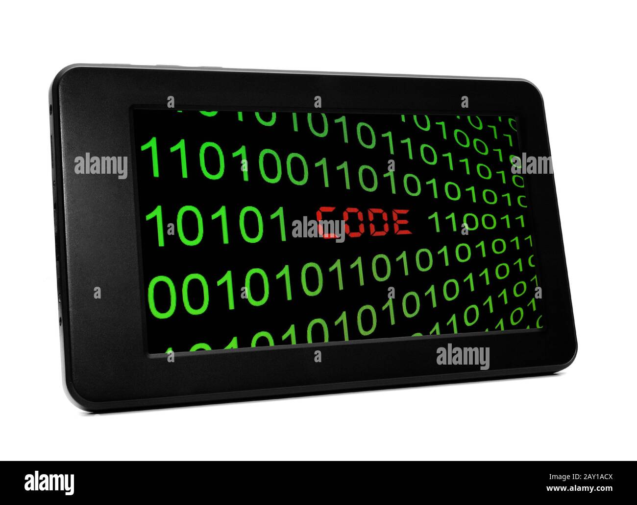 Code concept on pc tablet Stock Photo - Alamy