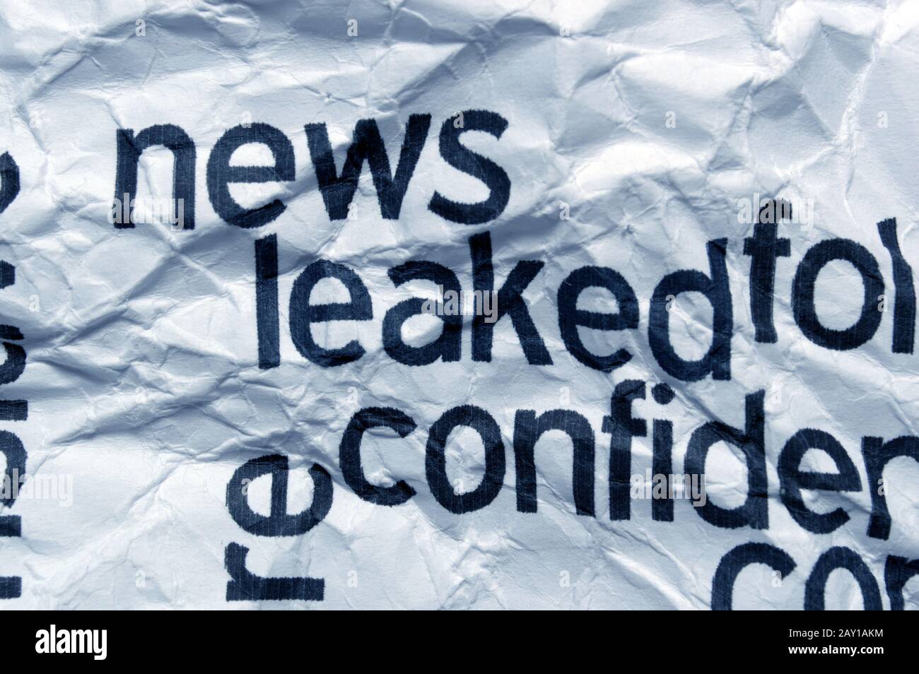 News leaked concept Stock Photo - Alamy