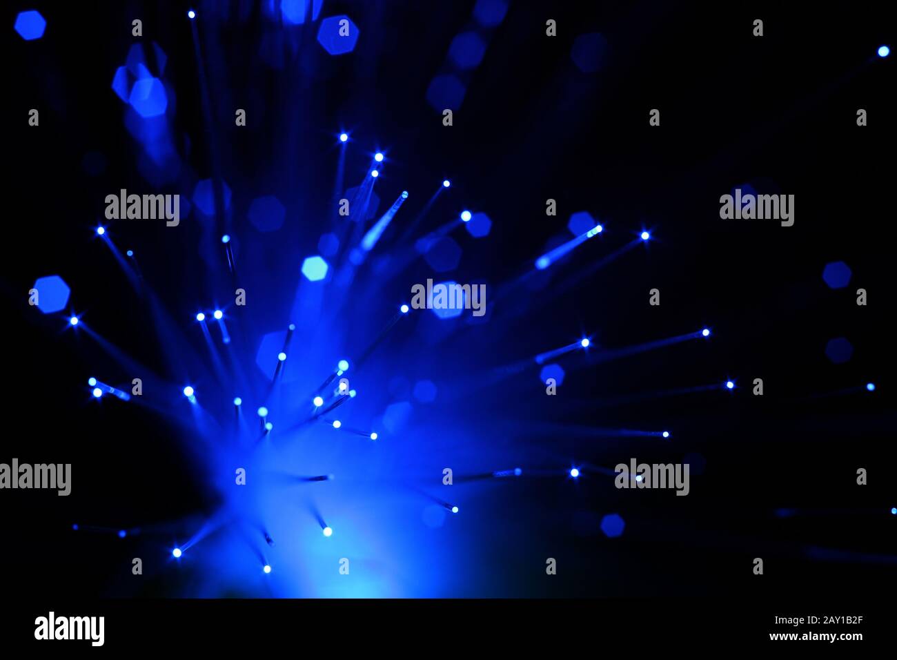 Fiber optics Stock Photo