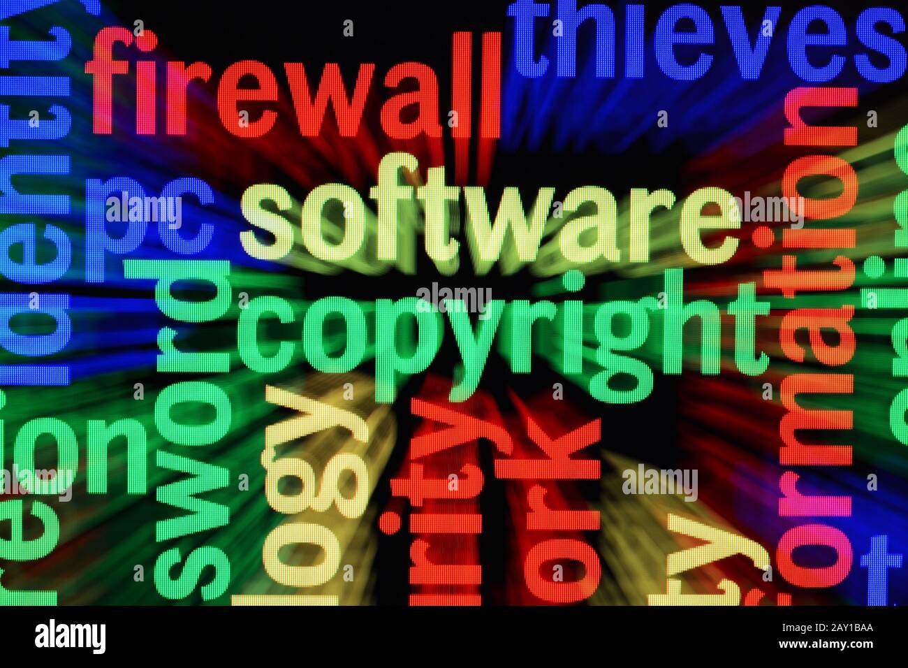 Software copyright Stock Photo