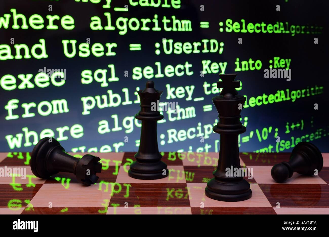 Chess and programming concept Stock Photo - Alamy