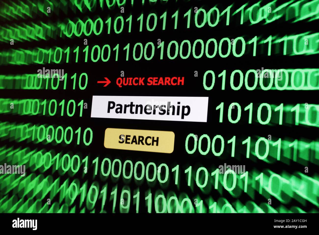 Search for partnership Stock Photo
