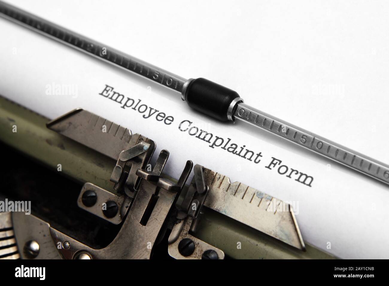 Employee complaint form Stock Photo