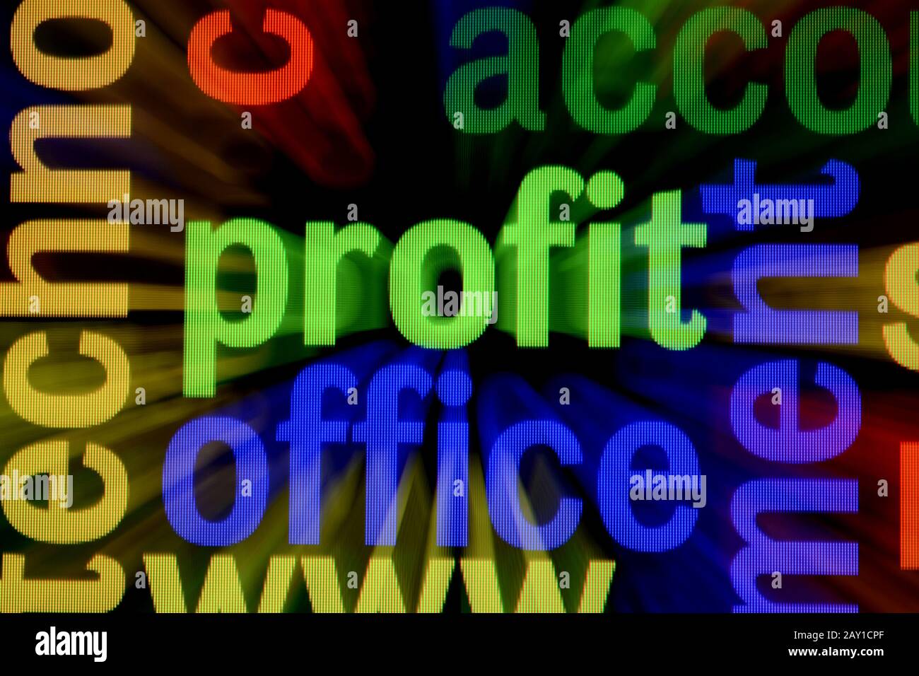 Web profit concept Stock Photo