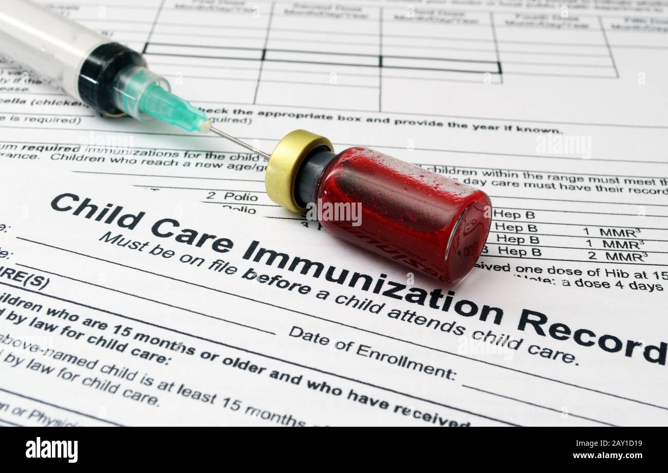 Immunization concept Stock Photo