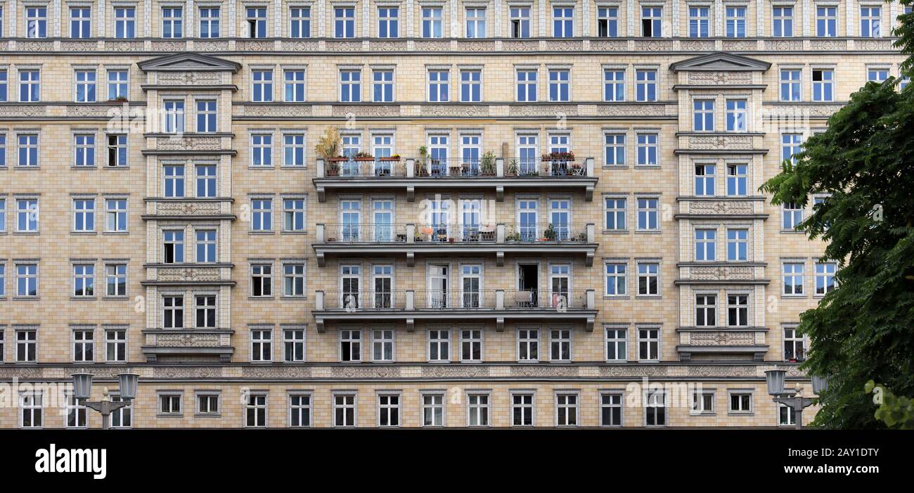 magnificent socialist buildings Stock Photo