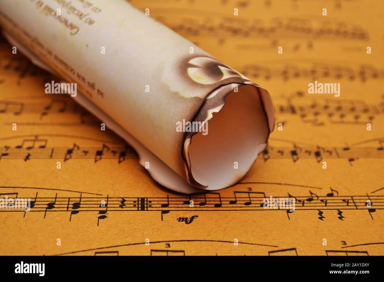 Old worn faded sheet music hires stock photography and images Alamy