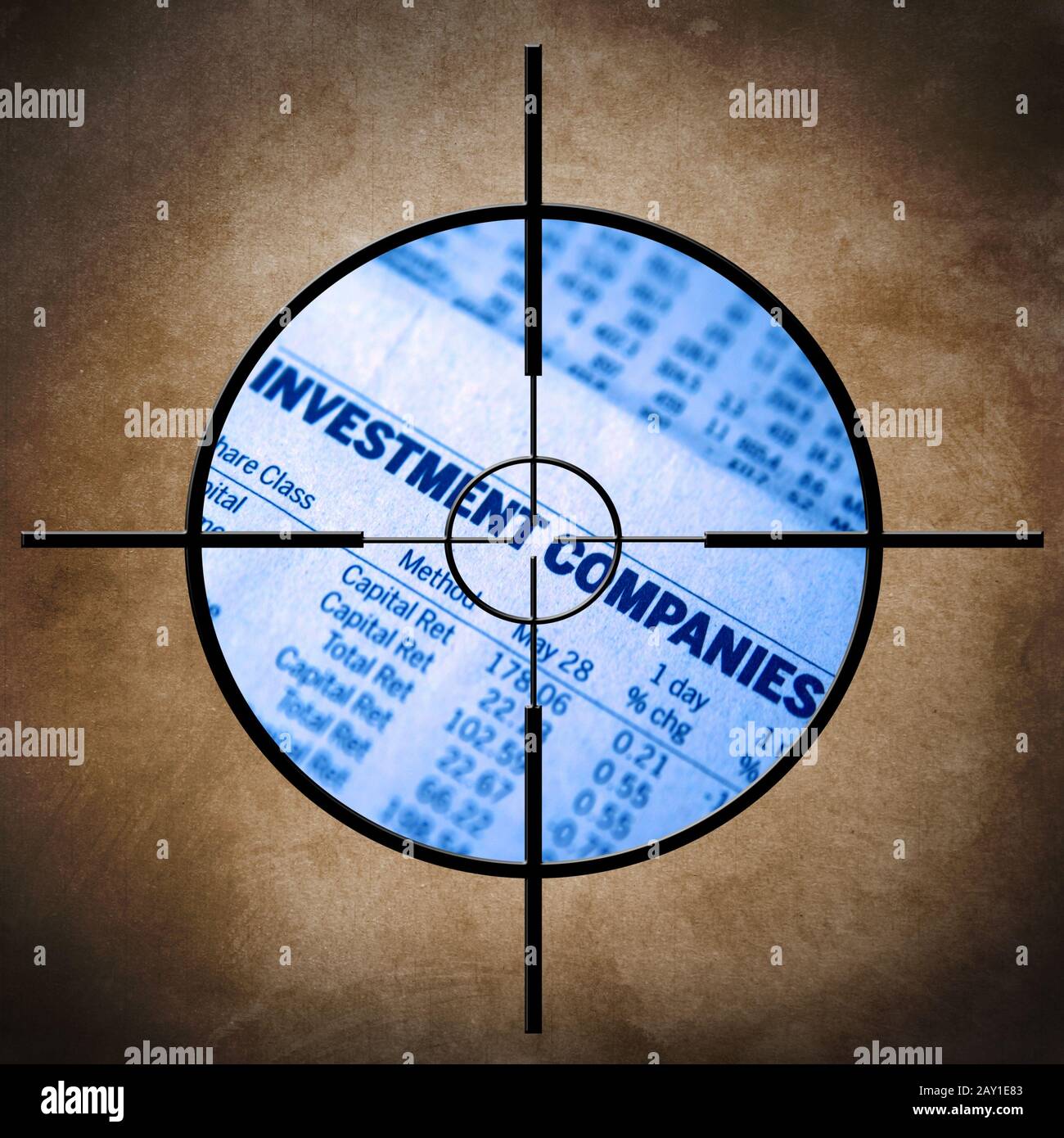 Investment target Stock Photo Alamy